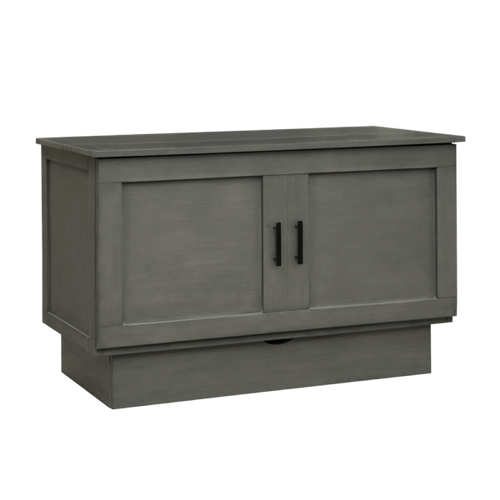 Dawson Queen Size Murphy Cabinet Bed in Grey