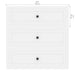 Modubox Versatile 3 Drawer Set For Versatile 36W Closet Organizer in White