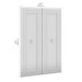 Modubox Versatile 2 Door Set For Versatile 25W Closet Organize in Platinum Grey