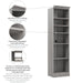 Modubox Versatile 25W Closet Organize in Platinum Grey