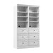 Modubox Versatile 50W Closet Organization System with Drawers in White