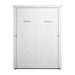 Modubox Key West 69W Queen Murphy Bed in Pure White Oak