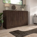 Modubox Pur 75W Queen Cabinet Bed with Matteress in Black Walnut