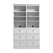 Modubox Versatile 50W Closet Organization System with Drawers in White