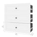 Modubox Versatile 3 Drawer Set For Versatile 36W Closet Organizer in White