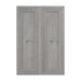 Modubox Versatile 2 Door Set For Versatile 25W Closet Organize in Platinum Grey