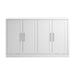 Modubox Pur 75W Queen Cabinet Bed with Matteress in White