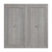 Modubox 2 Door Set For Versatile 36W Closet Organize in Platinum Grey