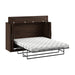 Modubox Pur 75W Queen Cabinet Bed with Matteress in Black Walnut