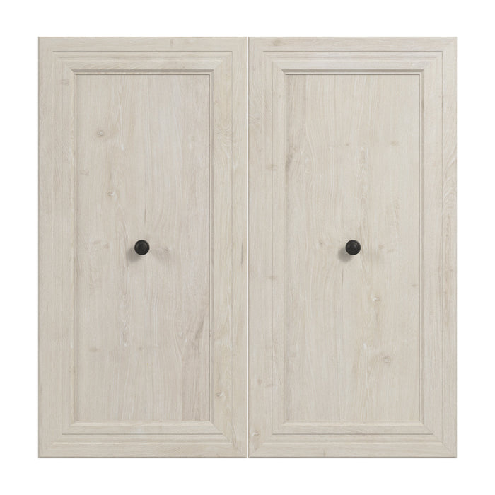 Modubox Pur 2 Door Set For Versatile 36W Closet Organizer in Linen White Oak