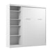 Modubox Nebula Full Murphy Bed with Closet Organizer (84W) in White