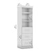 Modubox Nebula 25W Closet Organizer with Drawers in White