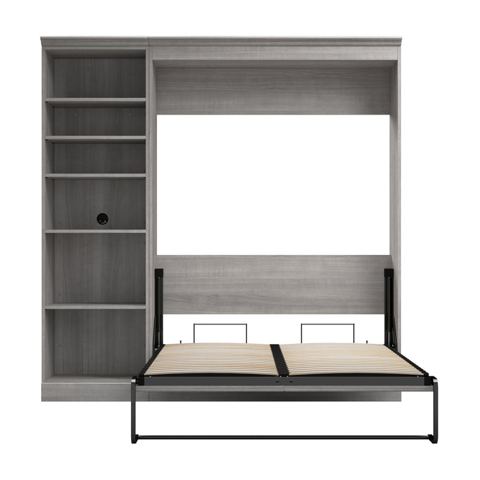 Versatile Full Murphy Wall Bed and 1 Storage Unit - Available in 3 Colours