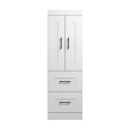 Modubox Edge 25W Wardrobe in White