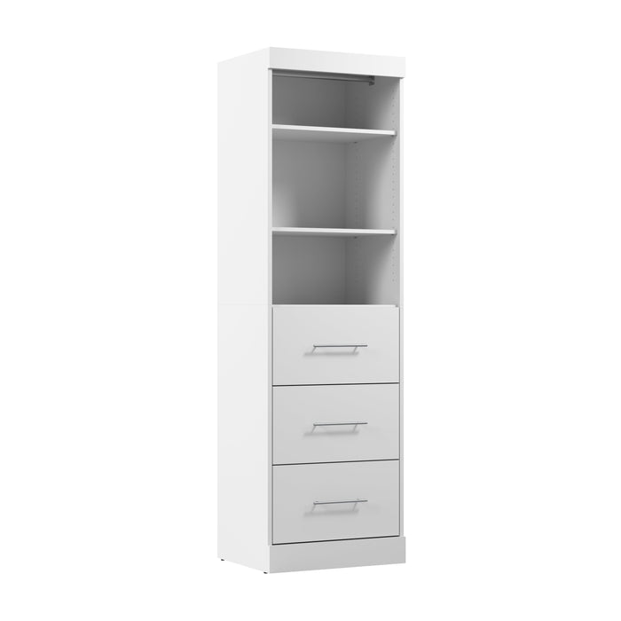 Modubox Nebula 25W Closet Organizer with Drawers in White