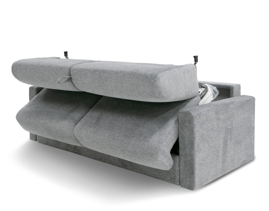 VIG Furnitur Lamod Italia Revers - Italian Modern Grey Fabric Full Sofa Bed