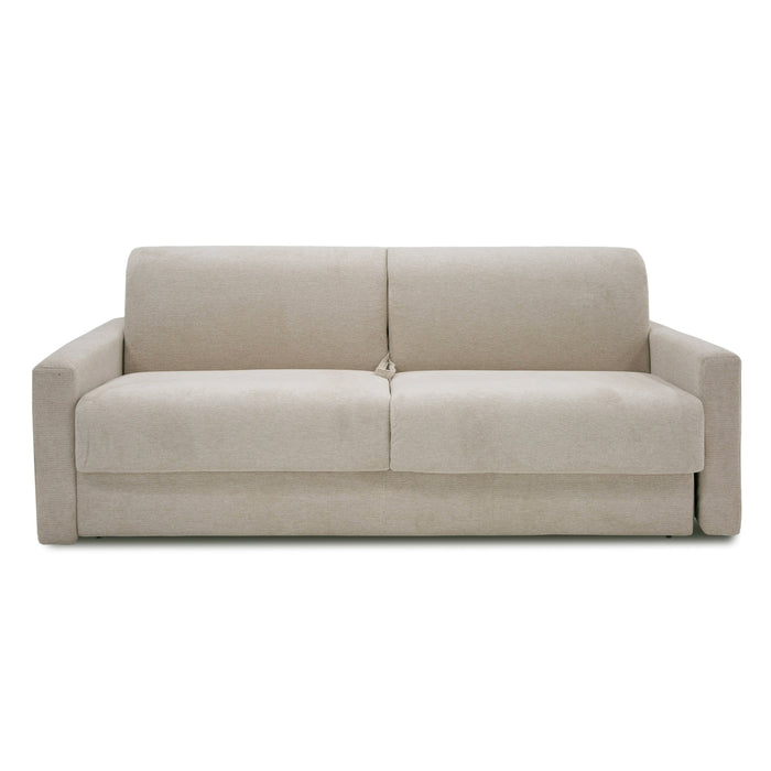 VIG Furnitur Lamod Italia Revers - Italian Modern Leather Queen Sofabed in Tan