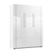 Modubox Avalon 67W High Gloss Queen Murphy Bed in High Gloss White