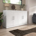 Modubox Pur 75W Queen Cabinet Bed with Matteress in White