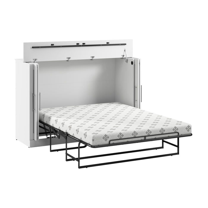 Modubox Pur 69W Full Cabinet Bed with Matteress in White