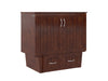 AFI Furnishings Afi Nantucket Murphy Bed Chest with 6" Matteress, Storage Drawer & Built-in Charger Twin size in Walnut