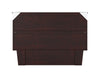 AFI Furnishings Afi Nantucket Murphy Bed Chest with 6" Matteress, Storage Drawer & Built-in Charger Full siz in Espresso