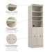 Modubox Versatile 25W Closet Organizer with Doors in Linen White Oak