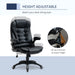 Aosom Vinsetto Executive office Chair High Back Pu Leather Computer Chair, with Swivel Wheels, Arm, Adjustable Height in Black