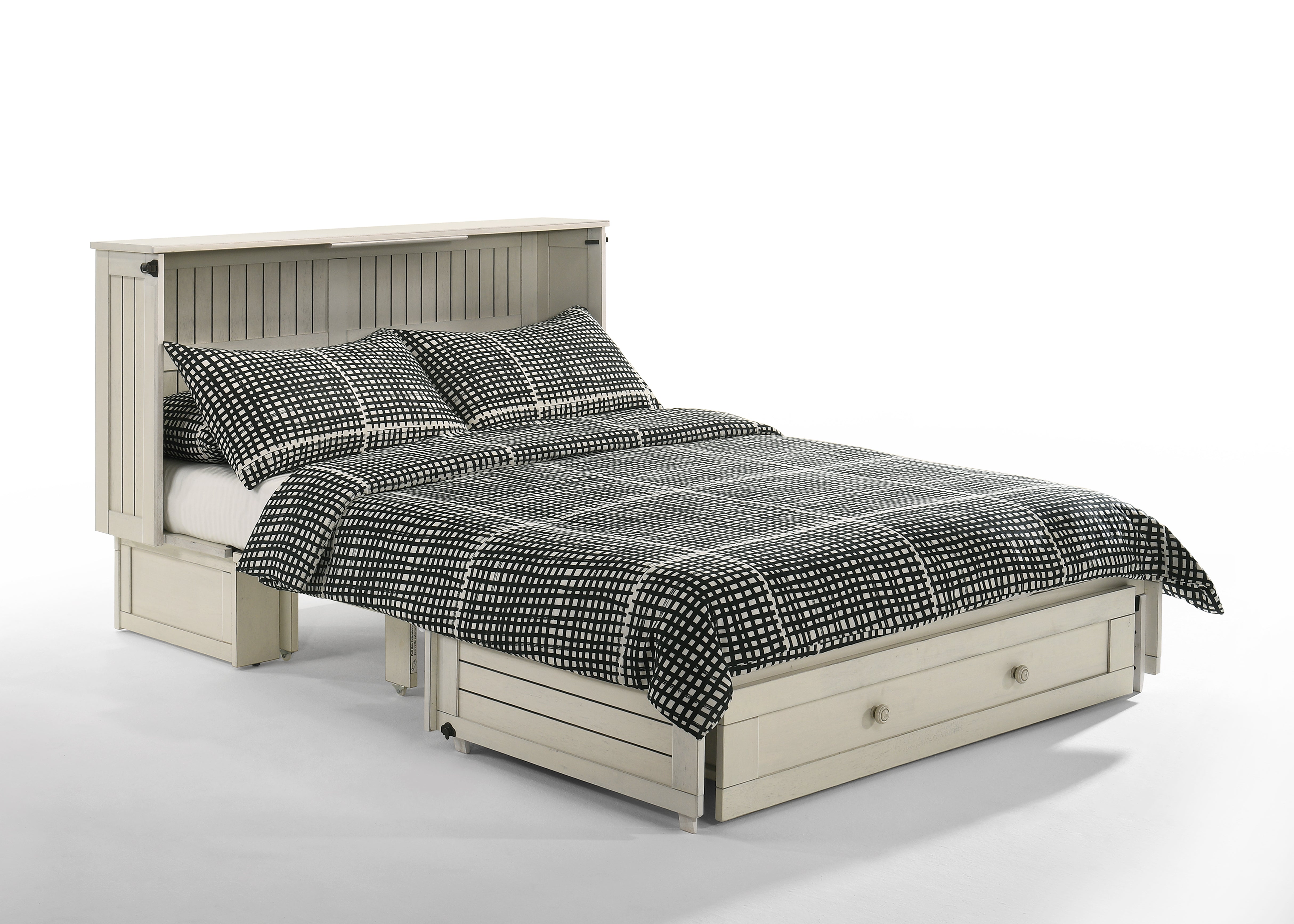 Daisy Murphy Cabinet Bed with Queen Gel Memory Foam Mattress - Available in 4 Colours