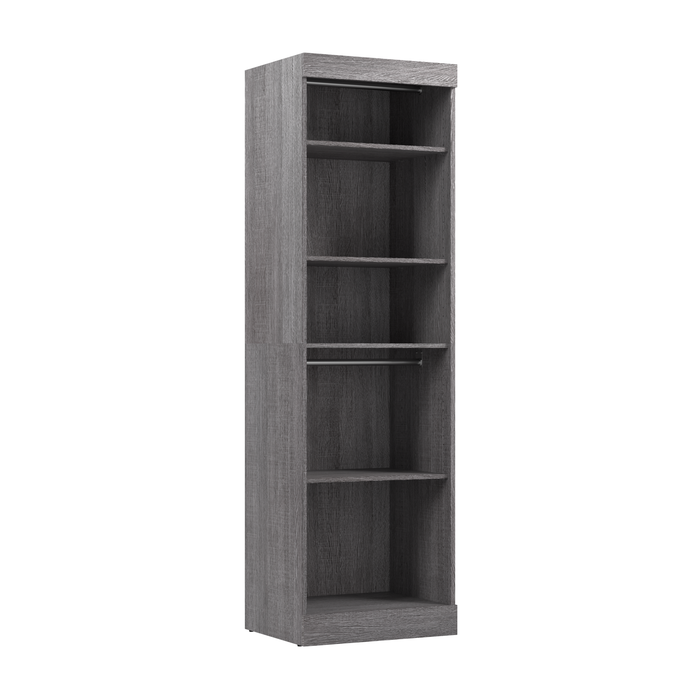 Modubox Nebula 25W Closet Organiz in Bark Grey