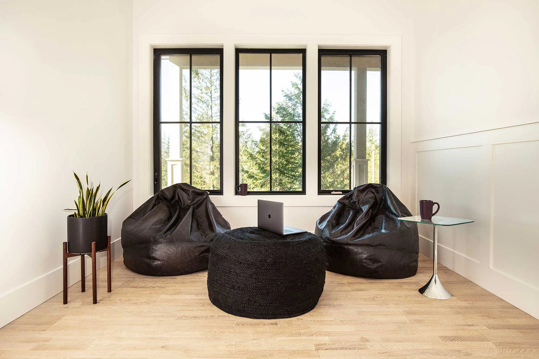 The Big Pear Leather Bean Bag Chair - Available in 5 Colours