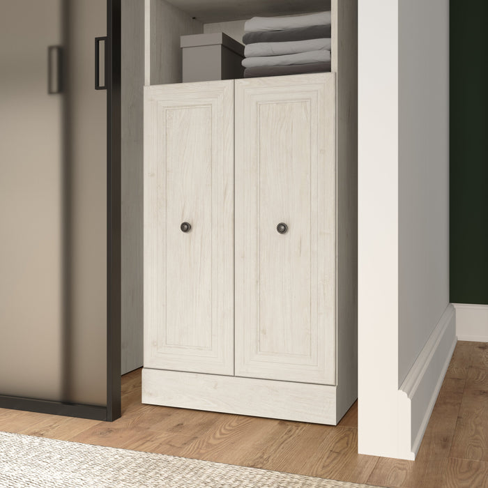 Modubox Versatile 2 Door Set For Versatile 25W Closet Organizer in Linen White Oak