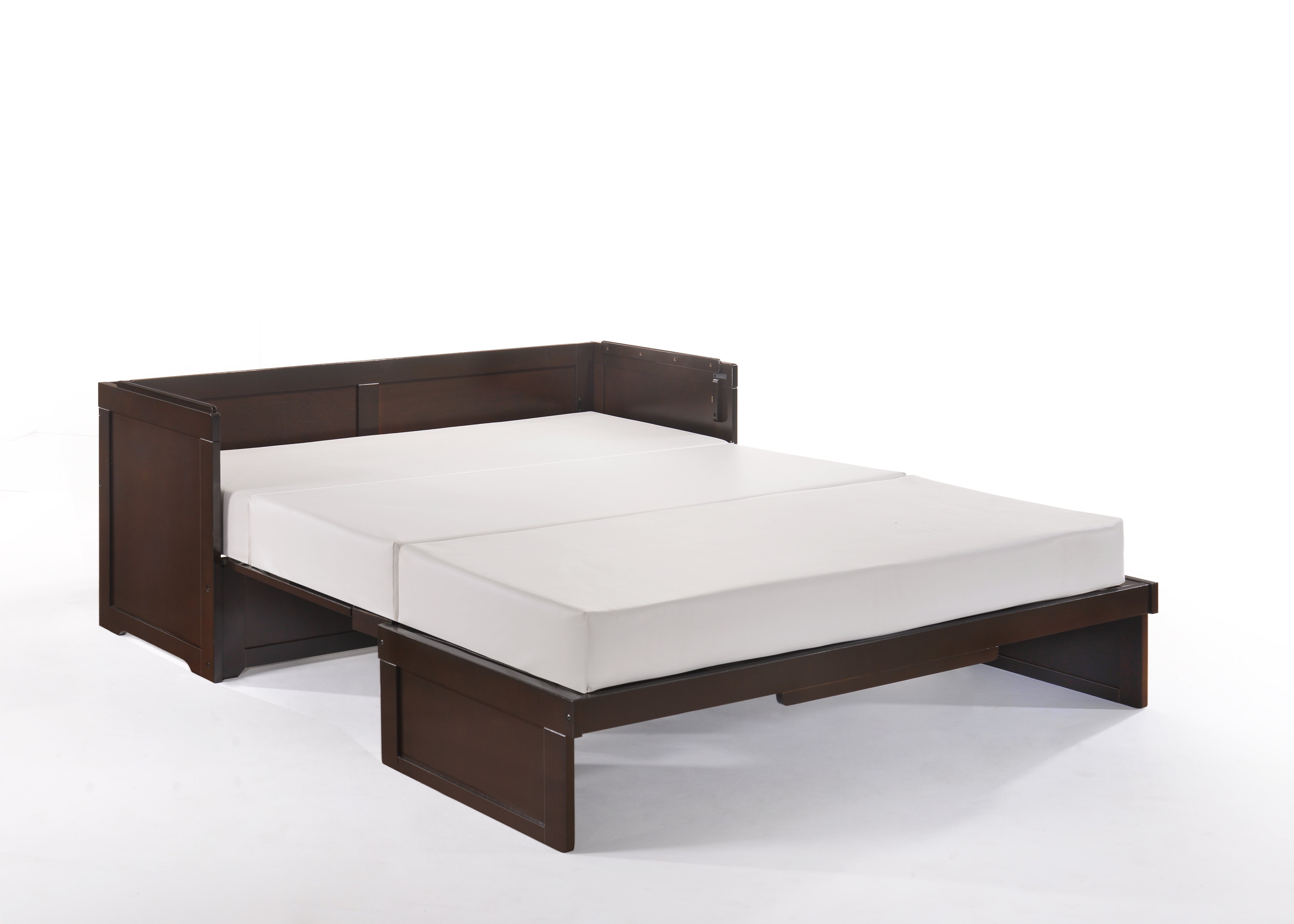 Night and Day Murphy Cube Cabinet Bed with Queen Size Gel Memory Foam Mattress - Available in 6 Colours