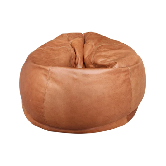 The Big Pear Leather Bean Bag Chair - Available in 5 Colours