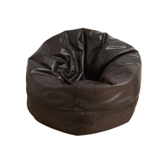 The Big Pear Leather Bean Bag Chair - Available in 5 Colours