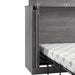 Modubox Nebula 69W Full Cabinet Bed with Matteress in Bark Grey