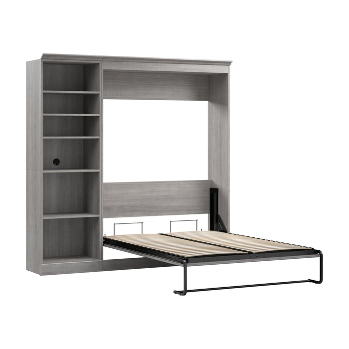 Versatile Full Murphy Wall Bed and 1 Storage Unit - Available in 3 Colours