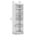 Modubox Nebula 25W Closet Organizer in White