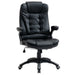 Aosom Vinsetto Executive office Chair High Back Pu Leather Computer Chair, with Swivel Wheels, Arm, Adjustable Height in Black