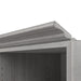 Modubox Versatile 36W Closet Organizer with Doors in Platinum Grey