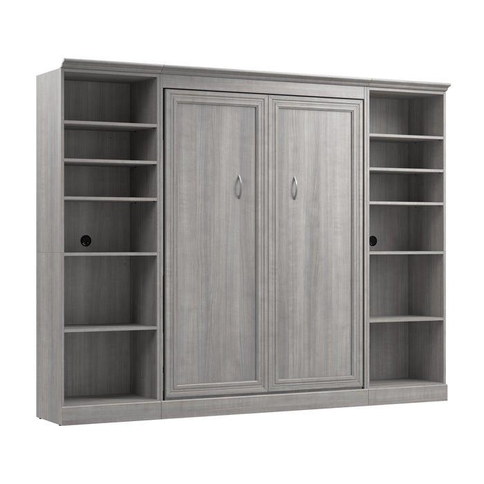 Versatile Full Murphy Wall Bed and 2 Storage Units - Available in 3 Colours