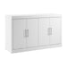 Modubox Nebula 75W Queen Cabinet Bed with Matteress in White