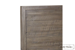 Whistler Reclaimed Wood Platform Bed with 4 Storage Drawers in Grey - Available in 2 Sizes