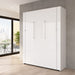 Modubox Avalon 67W High Gloss Queen Murphy Bed in High Gloss White