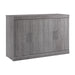 Modubox Nebula 69W Full Cabinet Bed with Matteress in Bark Grey