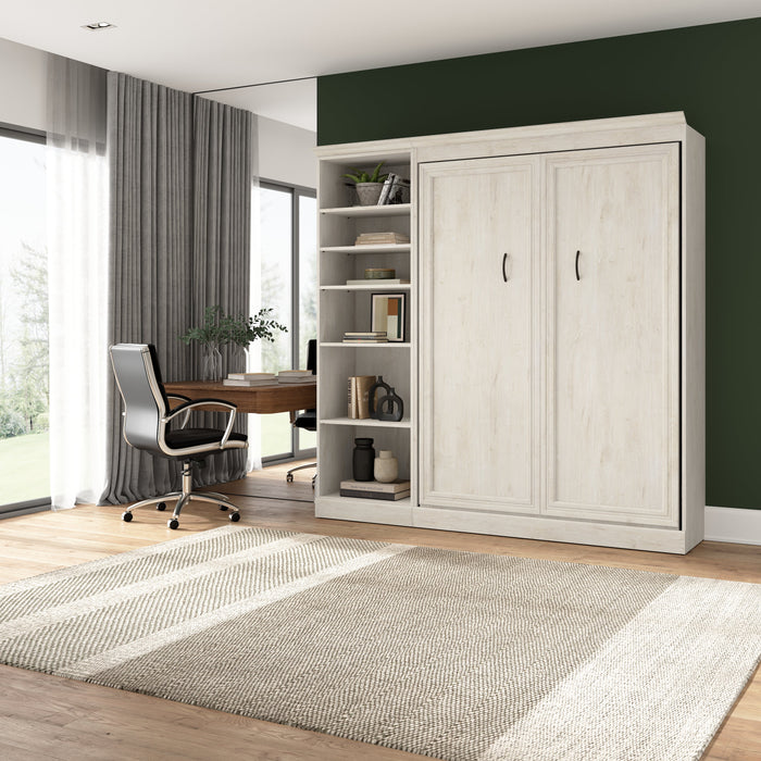 Versatile Full Murphy Wall Bed and 1 Storage Unit - Available in 3 Colours