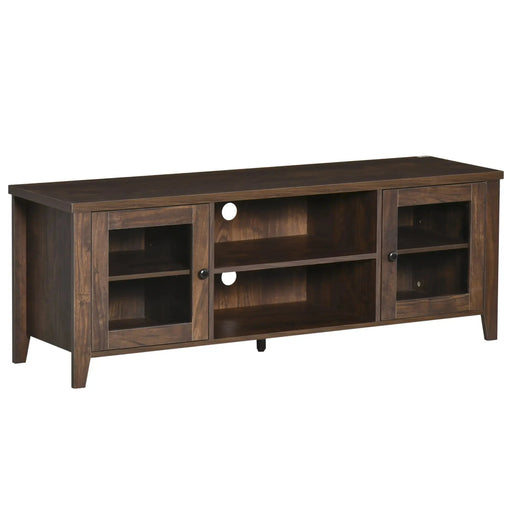 Aosom TV Stand Coffee TV Stand For Up To 60" TV - Available in 3 Colours