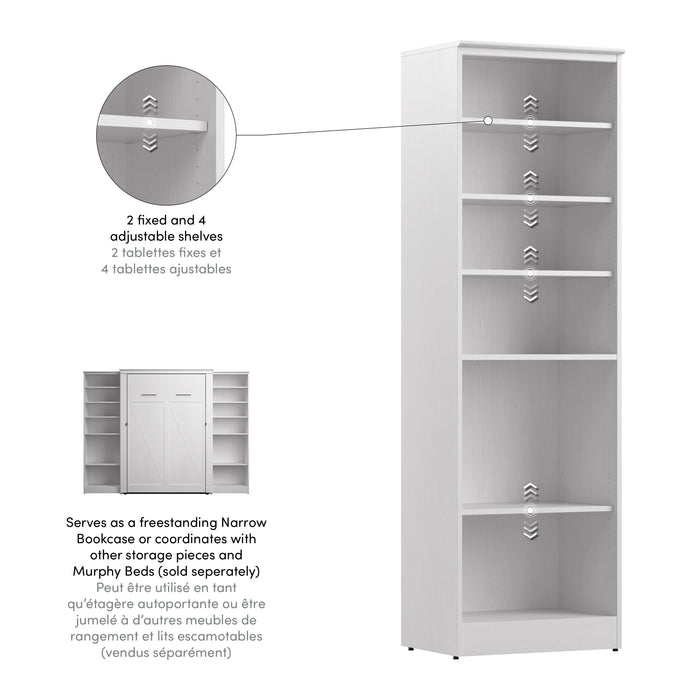 Modubox Key West 25W Closet Organizer in Pure White Oak