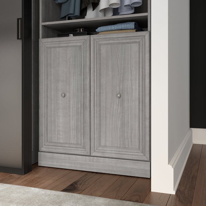 Modubox 2 Door Set For Versatile 36W Closet Organize in Platinum Grey