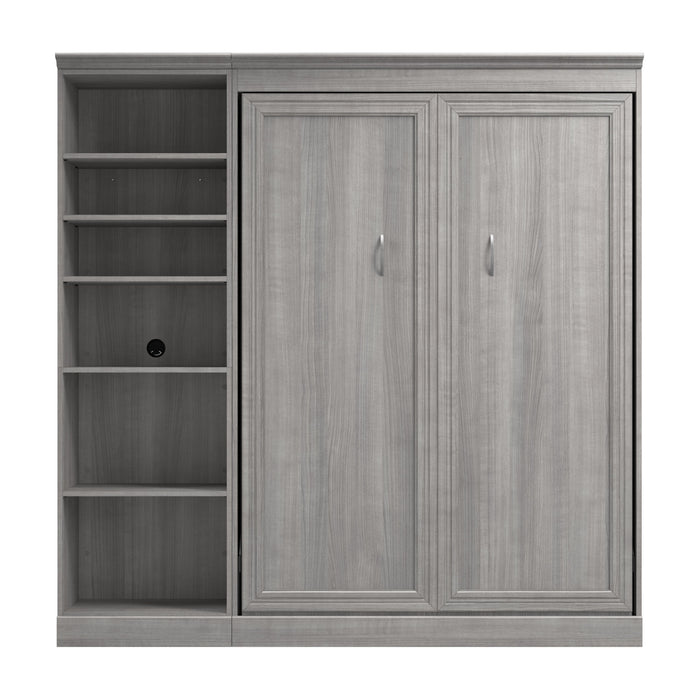 Versatile Full Murphy Wall Bed and 1 Storage Unit - Available in 3 Colours